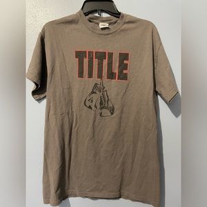 Title boxing tshirt